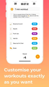 Exercise Timer - Tabata & HIIT screenshot 2