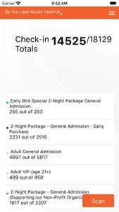 Tempo Tickets Check-in screenshot 2