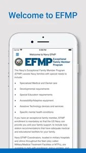 Navy EFMP screenshot 0