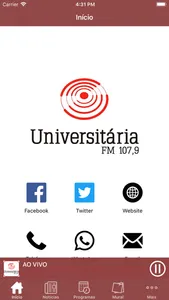 Rádio Universitária FM 107,9 screenshot 0