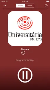 Rádio Universitária FM 107,9 screenshot 1