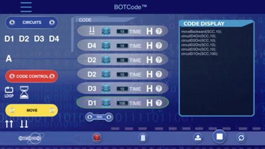 Snap Circuits® Coding screenshot 2