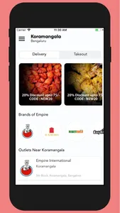 Hotel Empire Food Ordering App screenshot 1