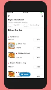 Hotel Empire Food Ordering App screenshot 2