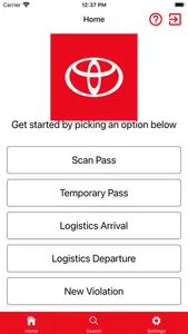 Toyota Vehicle Management screenshot 1