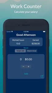 Work Counter: Hours Tracker screenshot 2