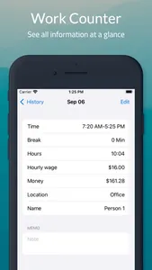 Work Counter: Hours Tracker screenshot 4