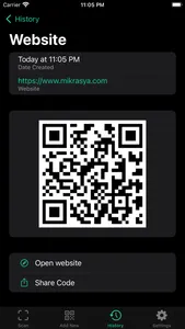 QR Code Reader, Generator screenshot 2