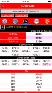 Lotto 4D Results Live 4D Toto screenshot 2