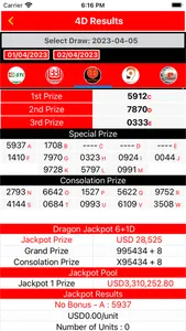 Lotto 4D Results Live 4D Toto screenshot 6