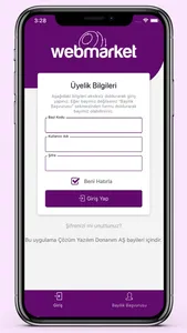 Webmarket Mobil screenshot 0