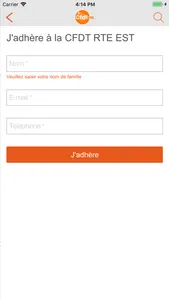 CFDT RTE screenshot 3