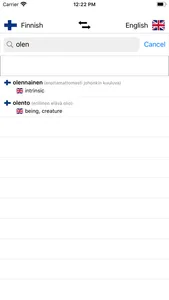 Finnish-English Dictionary screenshot 0