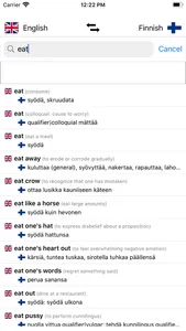 Finnish-English Dictionary screenshot 2