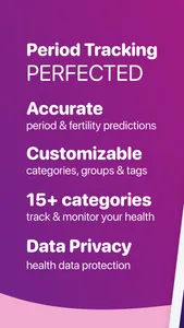 One Period Tracker & My Health screenshot 0