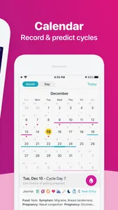 One Period Tracker & My Health screenshot 2
