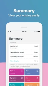 One Period Tracker & My Health screenshot 8