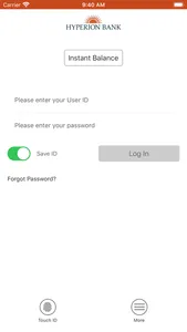 Hyperion Bank Mobile screenshot 1