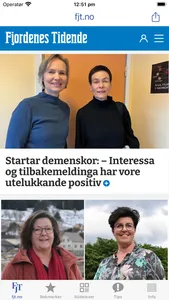 Fjordenes Tidende Nyheter screenshot 0