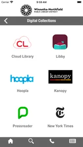 Winnetka-Northfield Public Lib screenshot 4