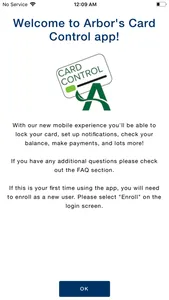 Arbor Financial Card Control screenshot 0