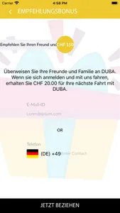 Duba fahrdienst screenshot 3