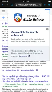 Academic Browser screenshot 1