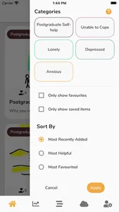 SAM Self-help App for the Mind screenshot 1