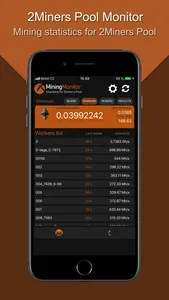 Monitor for 2Miners Pool screenshot 1