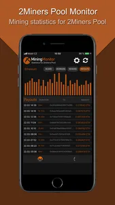 Monitor for 2Miners Pool screenshot 3