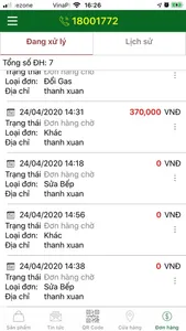 Gọi Gas HP 4.0 - HanoiPetro screenshot 0