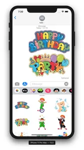 Birthday Emoji Sticker screenshot 3