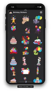 Birthday Emoji Sticker screenshot 5