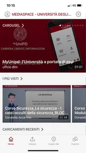 Mediaspace Unipd screenshot 1