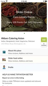 Akbars Catering screenshot 1