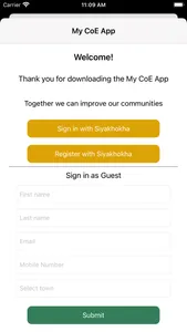 My CoE App screenshot 0