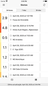 Sismos@IPMA screenshot 1