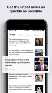 fresh－Breaking US & World News screenshot 0