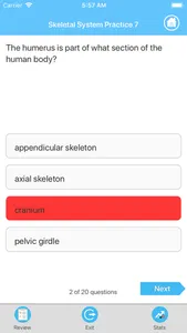 Learn Skeletal System screenshot 4