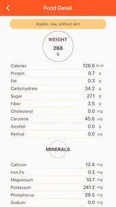 SmartApple -  Food Nutrition screenshot 2