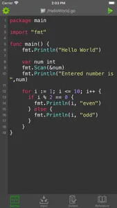 Go Programming Compiler screenshot 0