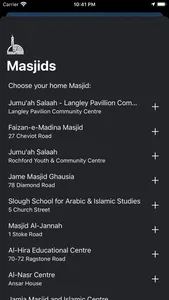 MSJD - UK Prayer Times screenshot 1