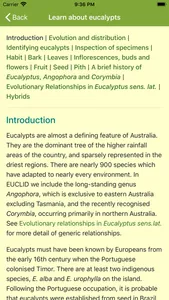 EUCLID Eucalypts of Australia screenshot 2