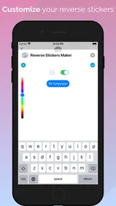 Yes No Reverse Stickers Maker screenshot 2