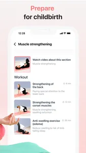 Pregnancy workouts. 9 months screenshot 2