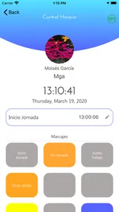 Control Horario screenshot 1