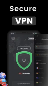 Onion TOR Browser +VPN Privacy screenshot 1