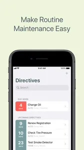 Directive - Maintenance App screenshot 0