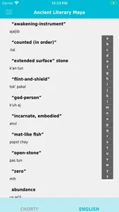 Ancient Literary Maya screenshot 1