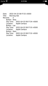 Lap List screenshot 2